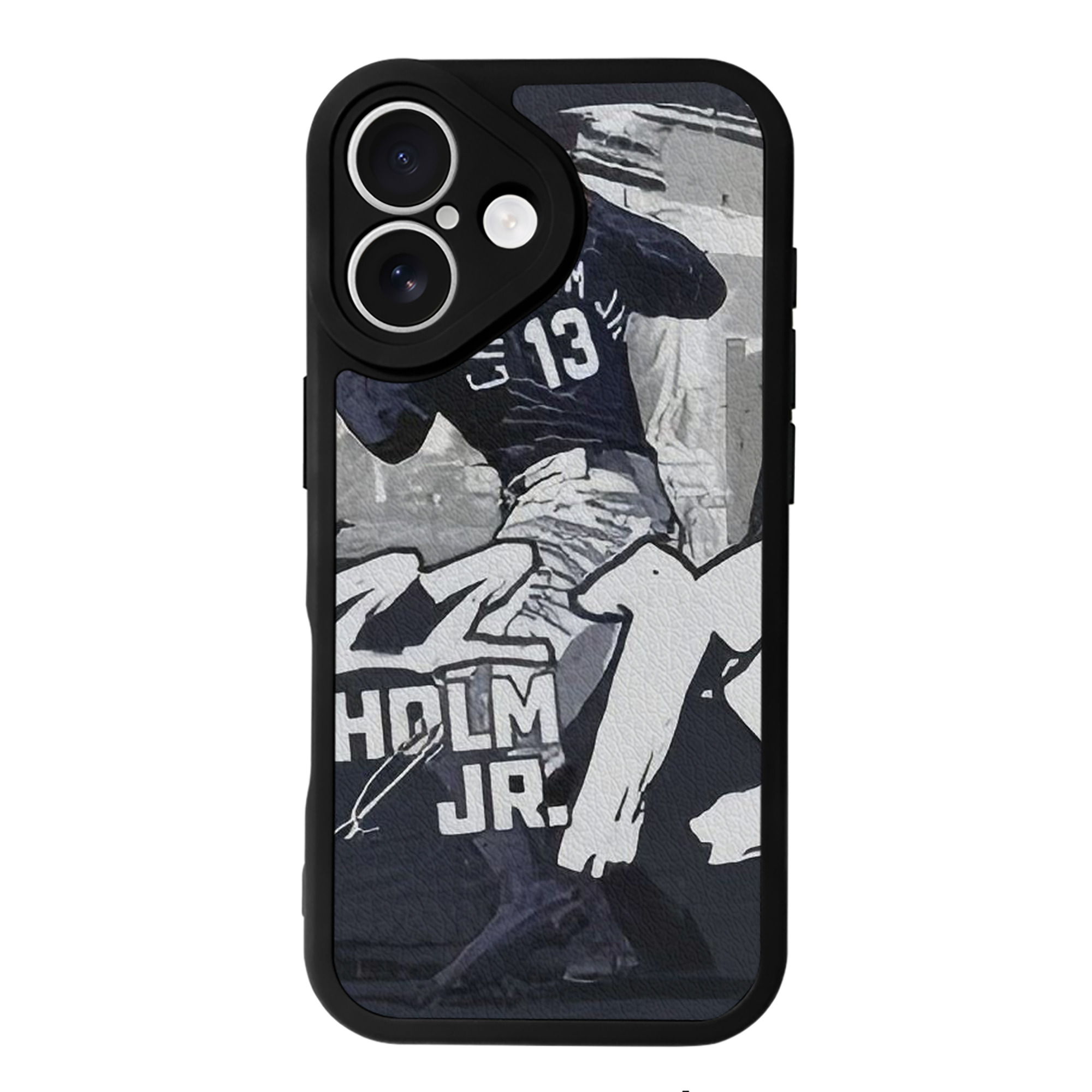 Jazz Chisholm Jr. 61 IPhone 16 Silicone Leather Case – UV Print, Lambskin Texture – Perfect Fit, Wireless Charging Compatible, Scratch Resistant, Precise Cutouts – Stylish Protection For IPhone 16